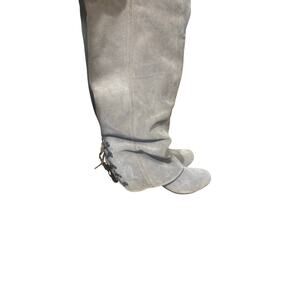 Naughty monkey suede  boot heel size 9